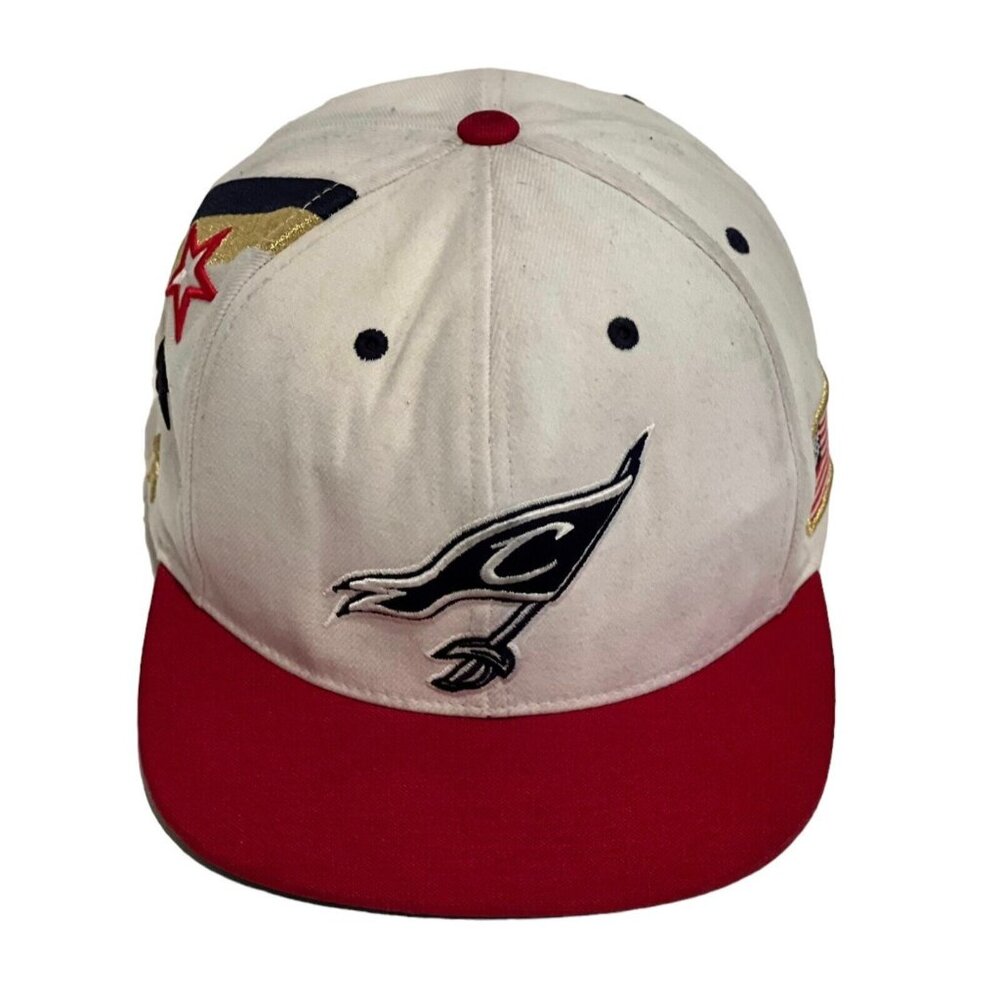 Cleveland Cavaliers Mitchell Ness White Baseball Cap Embroidered Logo Snapback